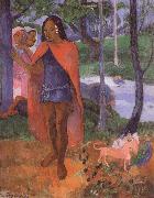 Paul Gauguin tbe magician of hiva oa Spain oil painting artist
